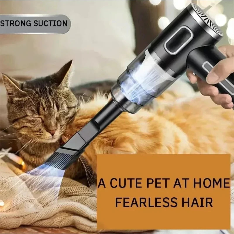 Wireless Car Vacuum Cleaner - 9000Pa Strong Suction Portable Mini Dust Blower for Car Home Cleaning
