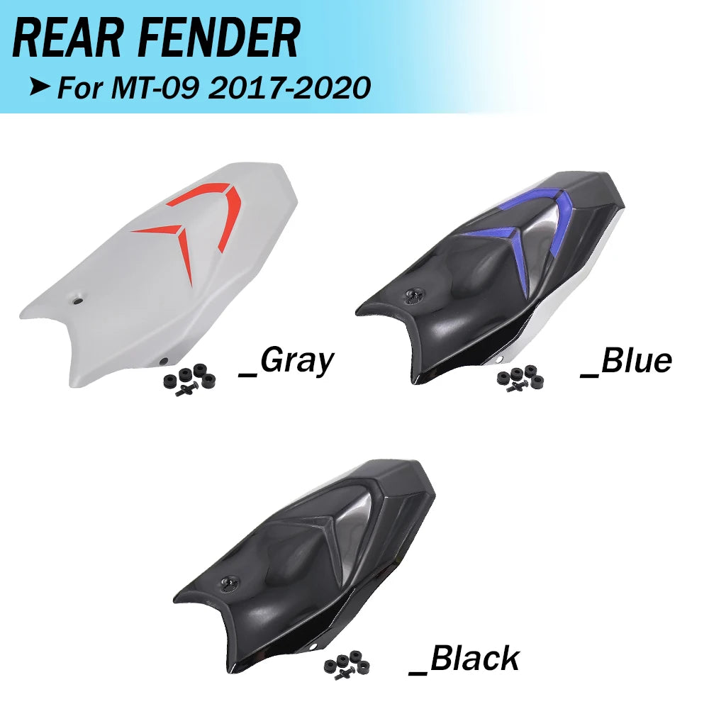Accesorios de motocicleta nuevos 2019-2020 para Yamaha MT09, guardabarros trasero, deflector de parabrisas, cubierta de asiento trasero MT-09 MT 09