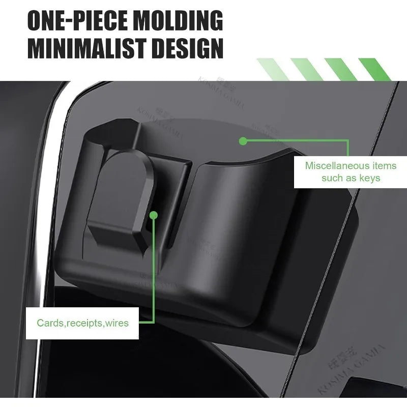Car Key Holder Clip Car Interior Storage Box Dashboard Organizer Adhesive Mount for Card Key Rack Universal Car Accessories