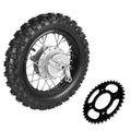 2.50-10 10" Rear Back Drum Brake Wheel Tyre Tire and Rim 1.4 x 10  &420 Sprocket  For CRF50 Yamaha TTR50 Pit Bike Pit