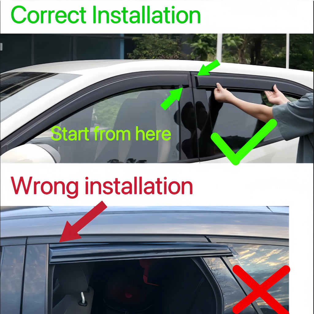 Para Mazda 3 Axela 2014 2015 2016 2017 2018 2019 Accesorios de estilo de coche Deflector de visera de ventana Cubierta protectora de lluvia