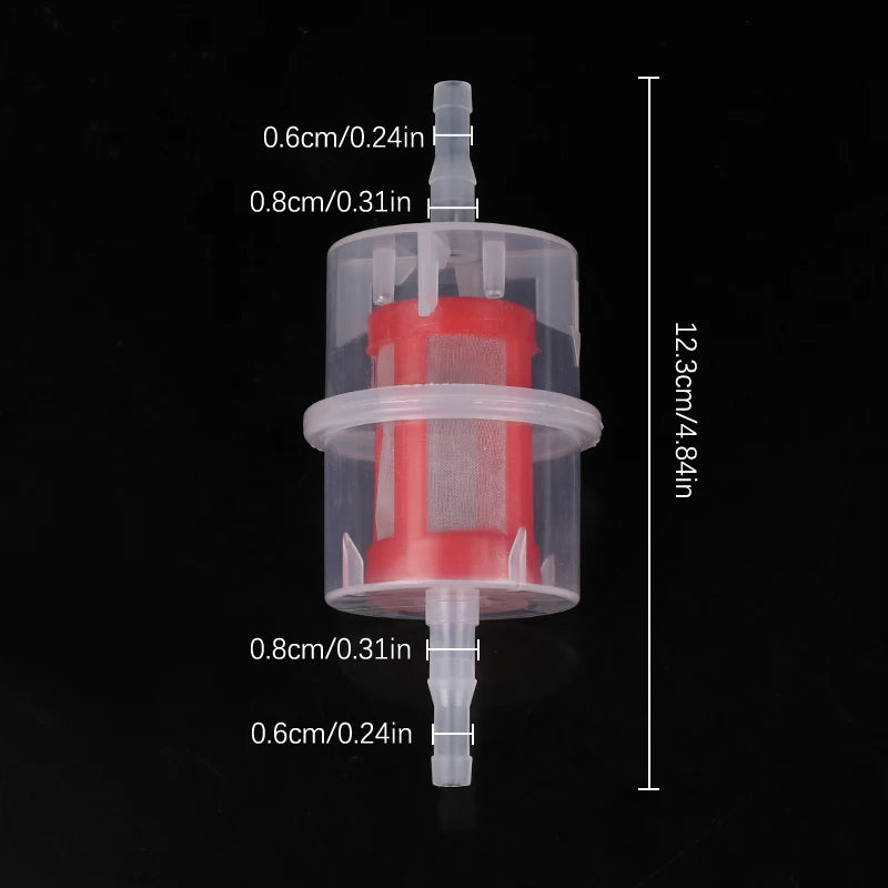 1 Pc Universal Plastic Diesel Vehicles Fuel Filter Inline 6mm 8mm Pipe Hose For Car Truck Motorcycle Scooter Parts Accessories