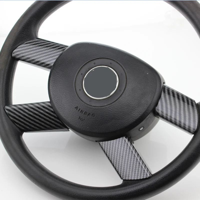 Car Steering Wheel Button Panel Cover Trim Sticker for Volkswagen POLO 2004 2005 2006 2007 Accessories