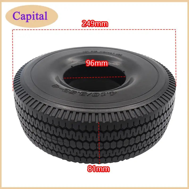 For electric tricycles, handcarts, and warehouse vehicles with 10 inch tires 4.10/3.50-4 solid tire modifications