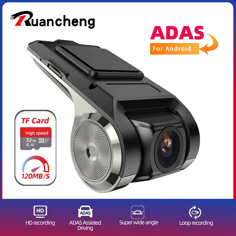 AA ADAS DVR Dash Camera Car DVR ADAS Dash cam / Android Car Recorder Dash Cam  Auto Recorder