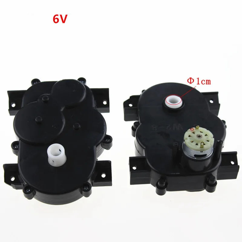Children's electric vehicle 24V steering shaft motor, 12V/6V Ride on toys servos motor gearbox, Kid's Ride on car steering box