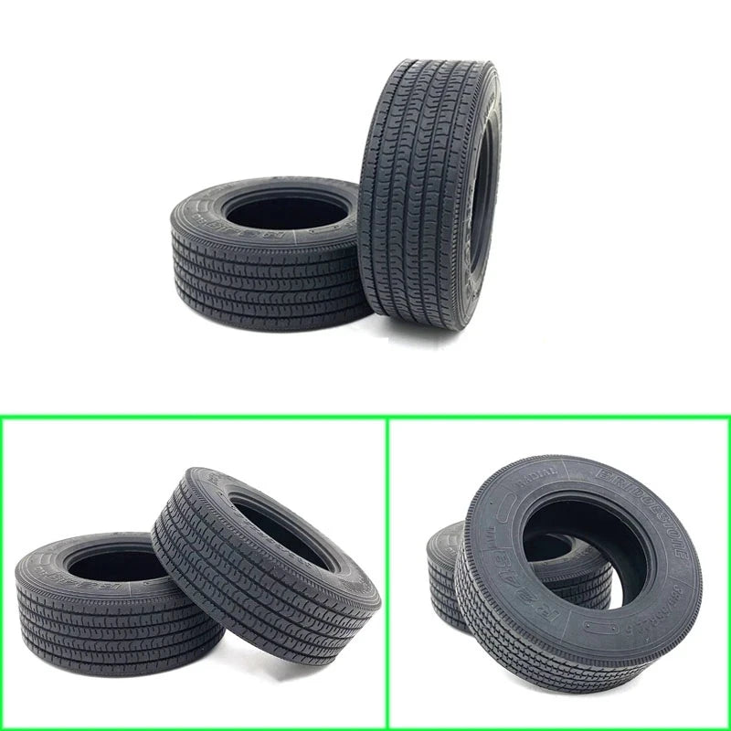 1 Pair Of Tire Upgrades 1/14 For Tamiya RC Truck Trailer Tipper For  Scania MAN Benz Actros Volvo Car Diy Parts