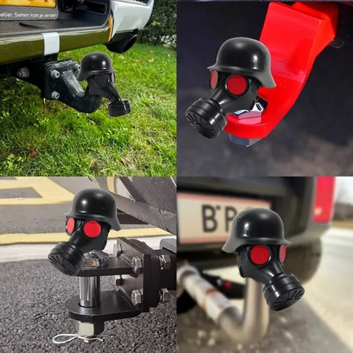 1/3PCS Trailer Hitch Cover Tow Ball Cap Plug Protector Novelty Funny 3D Eyes Dust Guard Car Truck SUV Towing Accessory Plastic