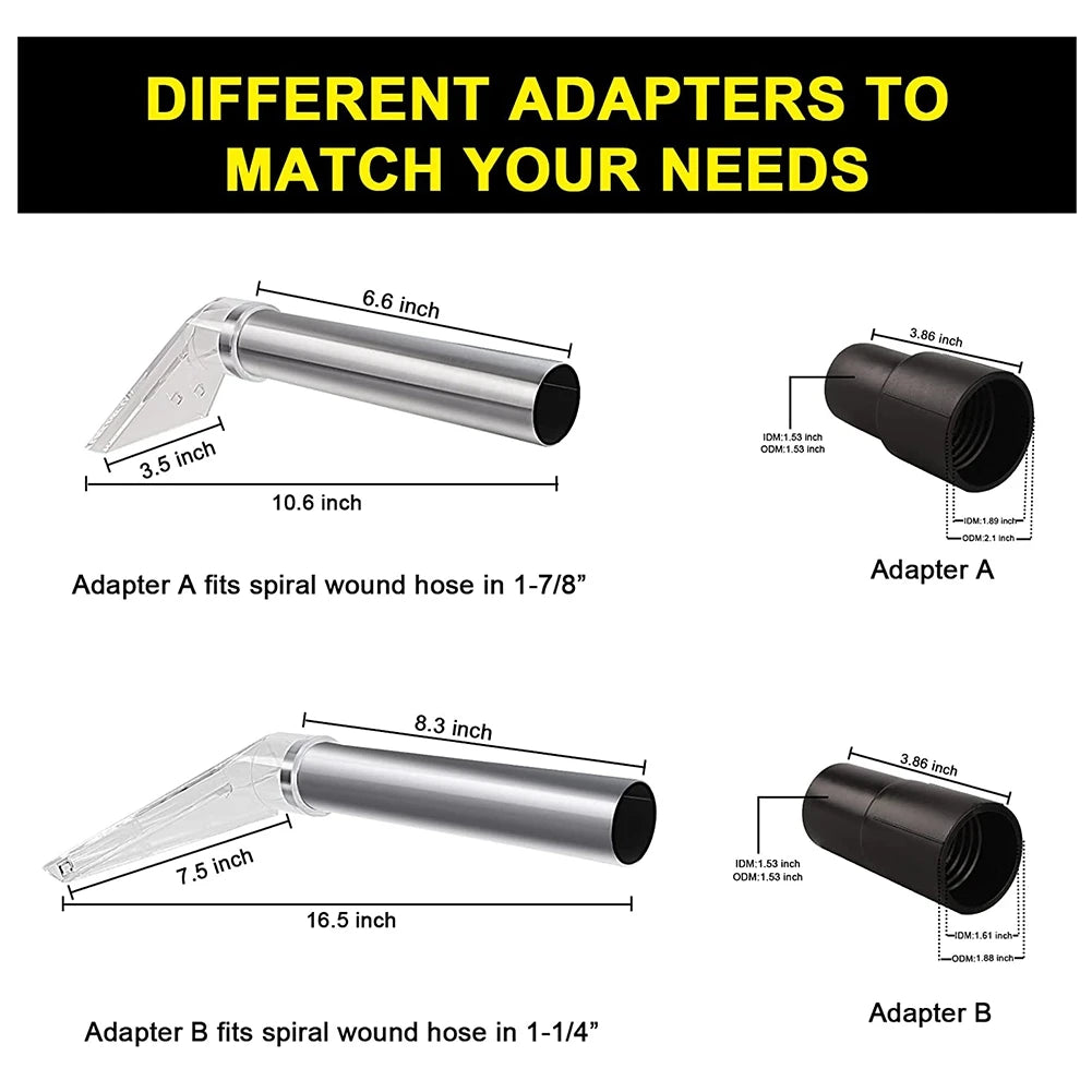 Hot Sale Carpet Vac Extractor Attachment-Tool Cleaning Vacuum Clear Upholstery Car Detailing Turn Shop Vac Into an Extractor A