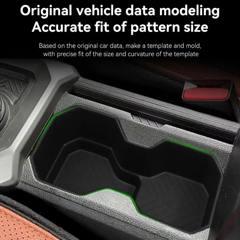 Car Armrest Storage Box Interior Accessories Center Console Tray Tidying ABS for Renault Dacia Duster 2025 2026