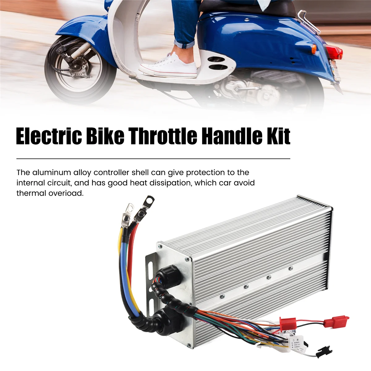 48V-72V 5000W Tricycle FOC Controller, Battery Car, Intelligent Brushless Motor Controller, Electric Car XT