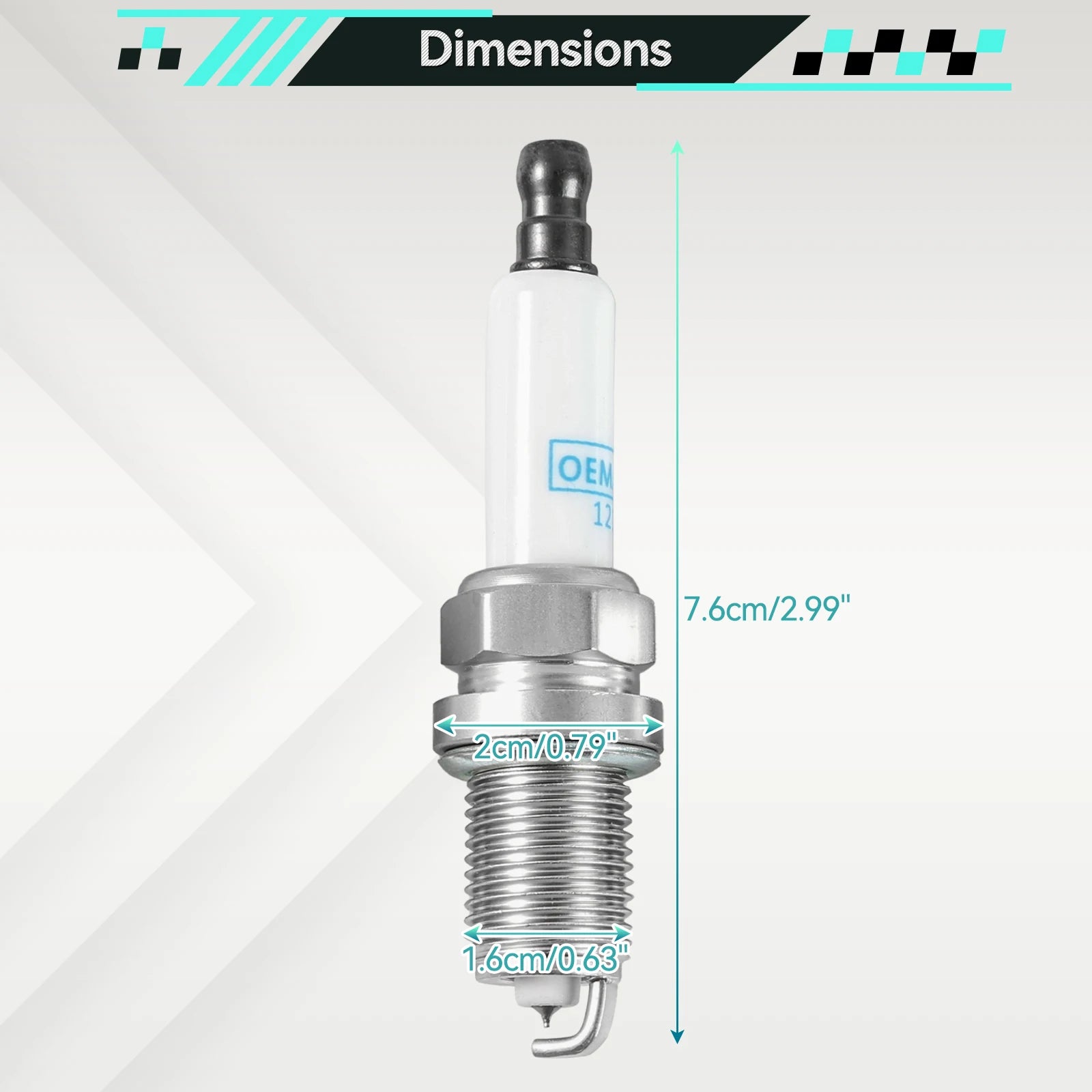 4Pcs OEMASSIVE 55576026 Iridium Spark Plugs （1.4L L4）For Chevrolet Trax Sonic Cruze 2011-2015 Opel ASTRA CORSA INSIGNIA Vauxhall