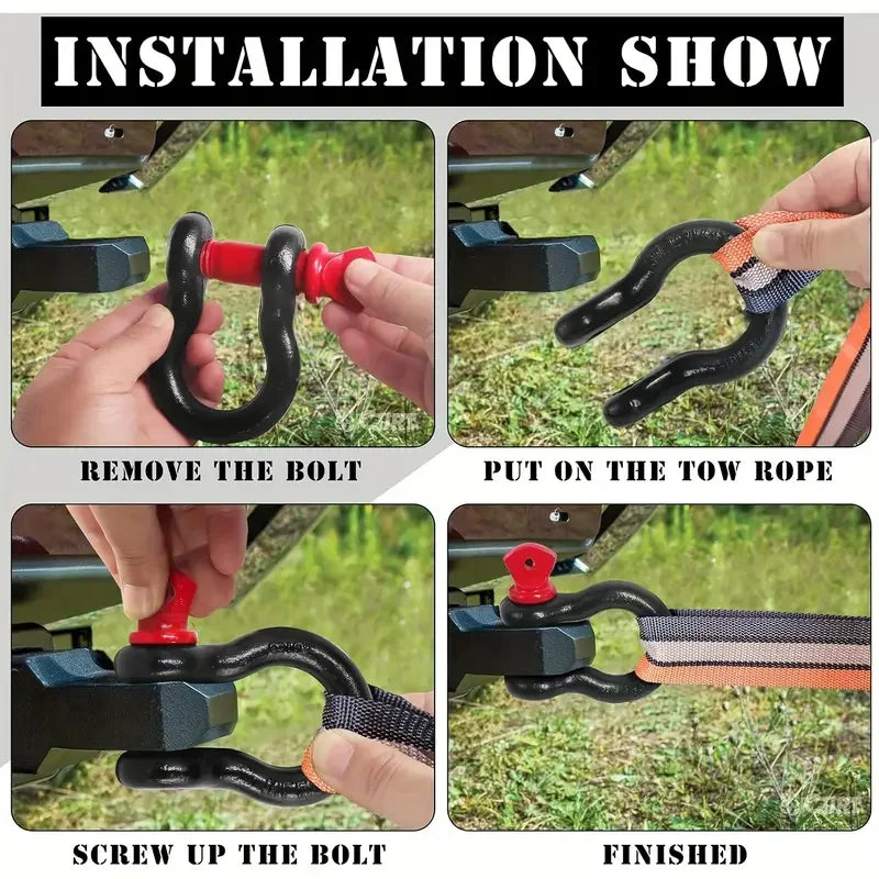 Trailer Hook Tow Hook Trailer Hook Lifting Hook Buckle For Truck Off Road Towing Accessories