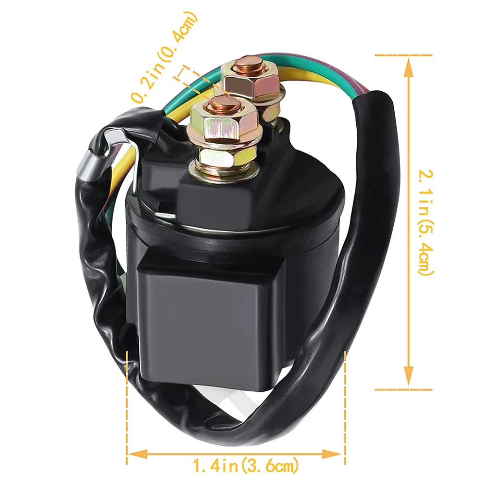 Motorcycle Parts Starter Solenoid Relay For 4-Stroke GY6 Engine 50cc 150cc 200cc 250cc ATV Dirt Bikes Scooters Go Kart