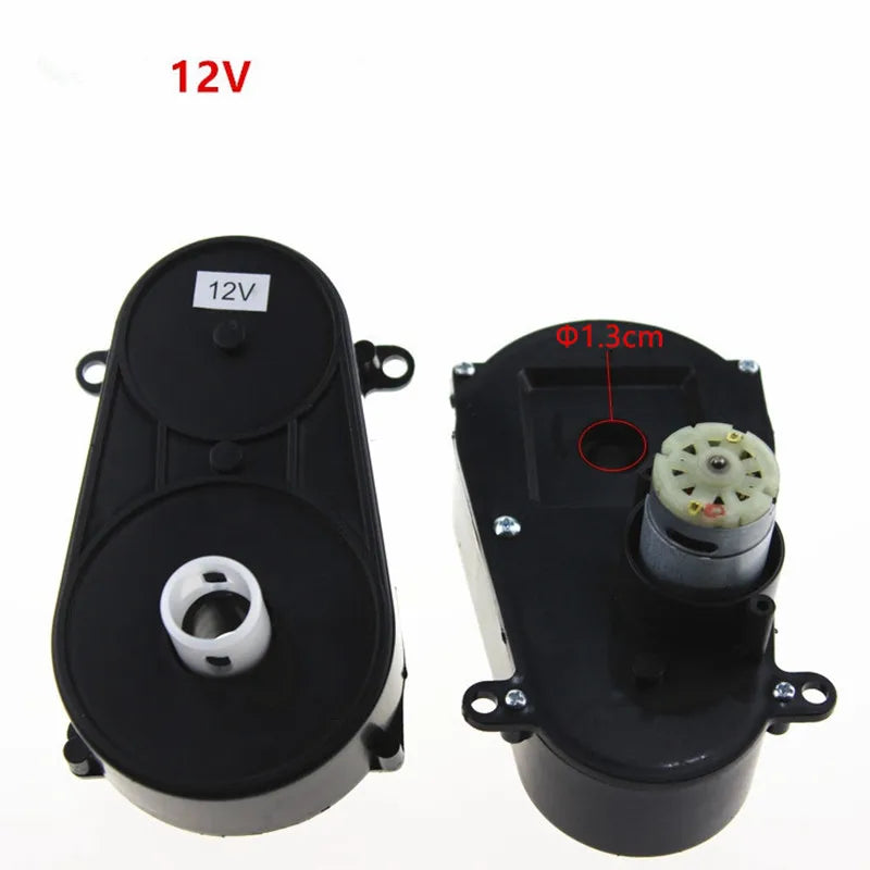 Children's electric vehicle 24V steering shaft motor, 12V/6V Ride on toys servos motor gearbox, Kid's Ride on car steering box