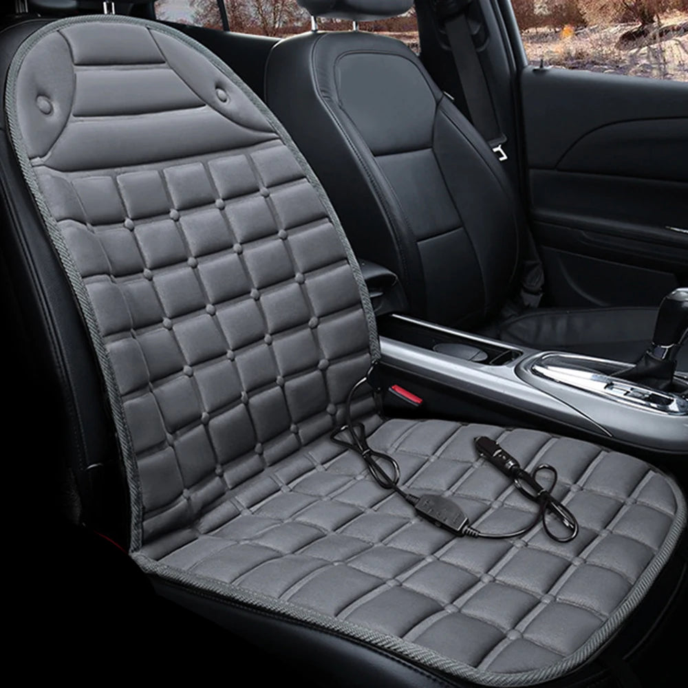 Car heated seat cushion Car seat cover Heated seat cover Car power supply heated seat backrest