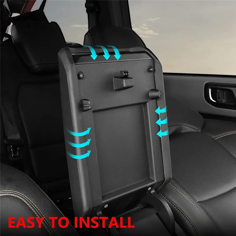 Center Console Armrest Cover for Ford Bronco Accessories 2021 2022 2023 Armrest Box Cover Car Armrest Pad Cover