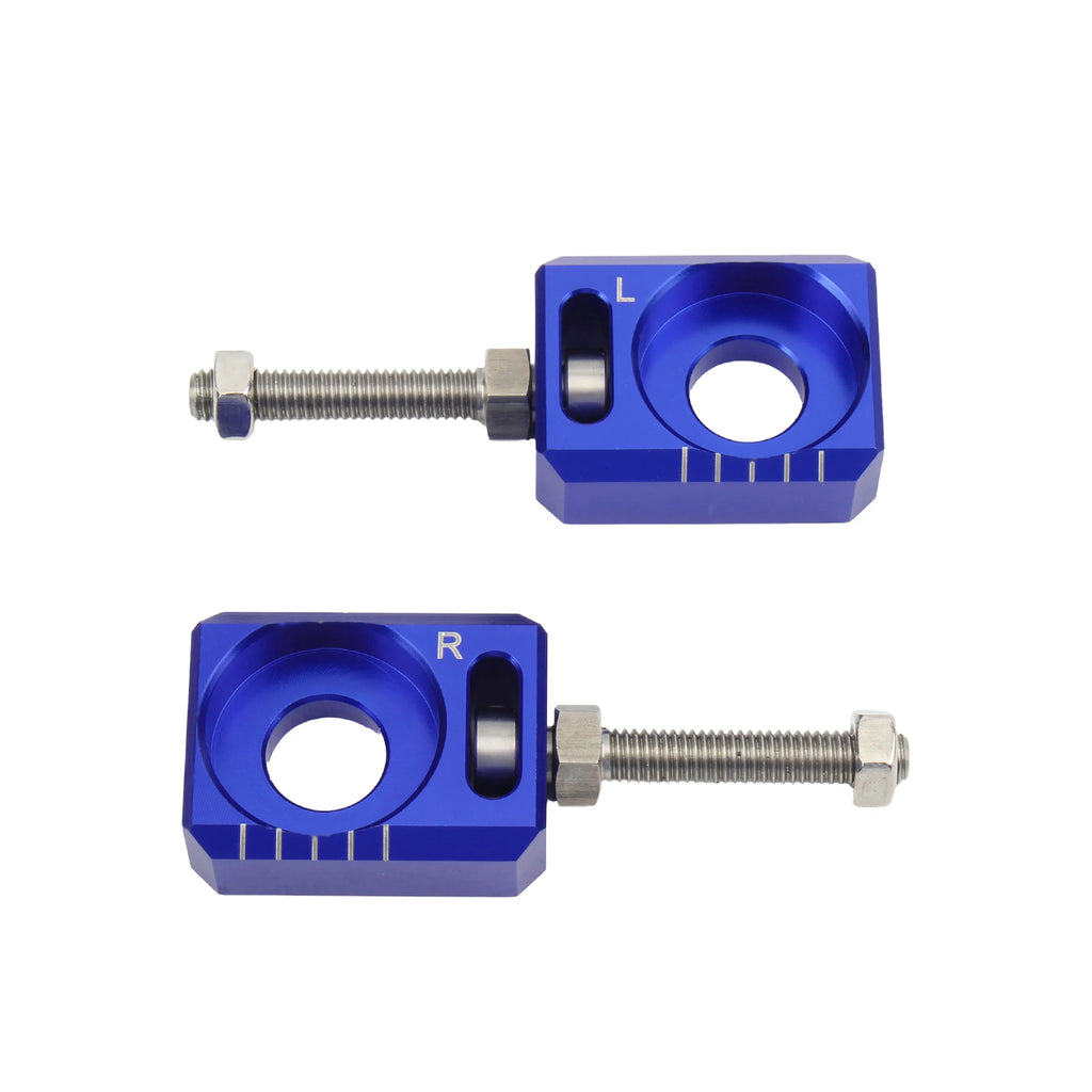 Accesorios para motocicleta, ajustador de cadena de aleación de aluminio CNC para motocross, bicicleta eléctrica para Surron Light Bee XS Segway X260 X160