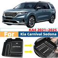 For Kia Carnival Sedona KA4 2021 2022 2023 2024 2025 1pc Car Interior Armrest Case Storage Box Sundries Tidying Tray Accessories