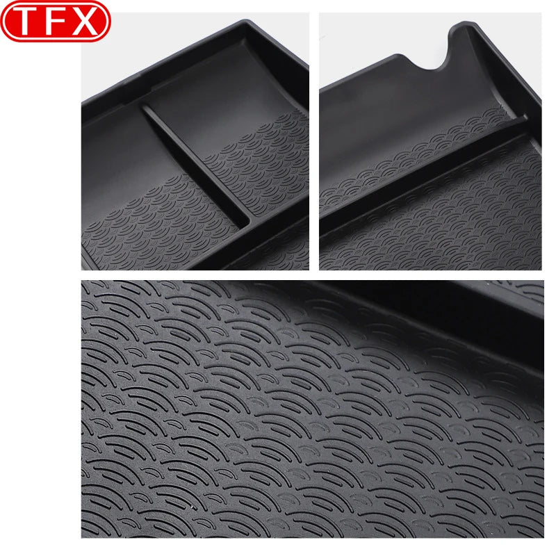 For Chery Arrizo 8 2022-2024 Car Styling Center Lower Armrest Storage Box Center Organizer Layered Interiors Auto Accessories