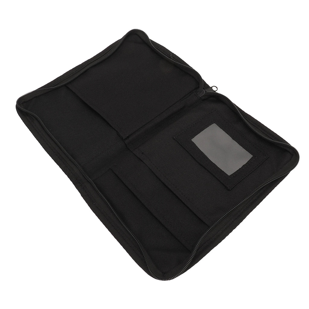 Car Glove Compartment Organizer 6 Pockets Multifunctional Zipped Design Portable Car Document Holder Universal for Car