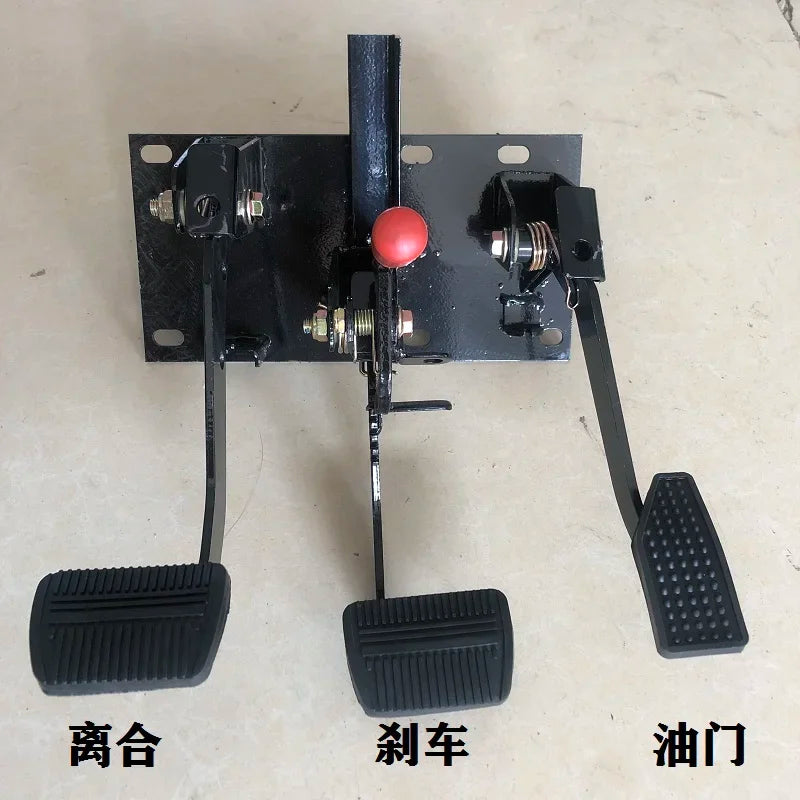 1set Tricycles Brake Pedals,four Wheel Canopies,modified Oil Brakes,clutch Disc,foot Brake Accelerator Three in One Foot Pedal