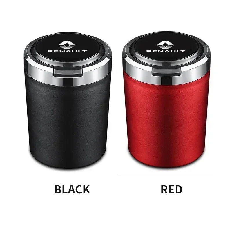 Car Interior Decoration Led Lighting Car Ashtray For Renault Sandero Captur Megane Twingo Duster Scenic Logan Laguna Accessories