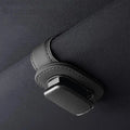 Car Glasses Storage Clip, Ultra-Fine Fiber Leather Sunshade Mirror, Sunglasses Frame, Car Interior Accessories, Car Glasses Fram