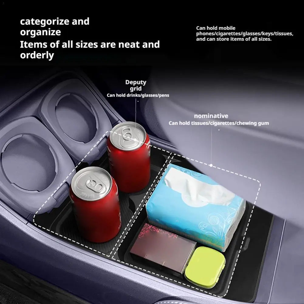 For Leapmotor B10 2025~2026  Center Control Lower Storage Box Car Interior Accessories Organizer Tray Car Tidying Modification ﻿