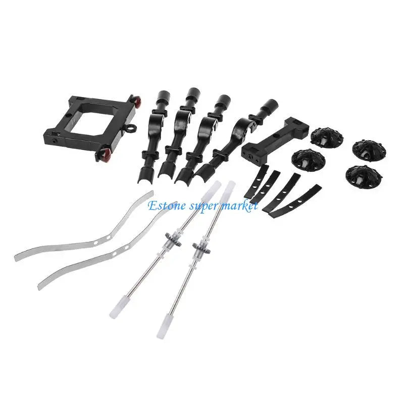 Remolque de actualización 090B, conjunto de piezas de bricolaje para WPL 1/12, camión militar, coche RC, accesorios de bricolaje