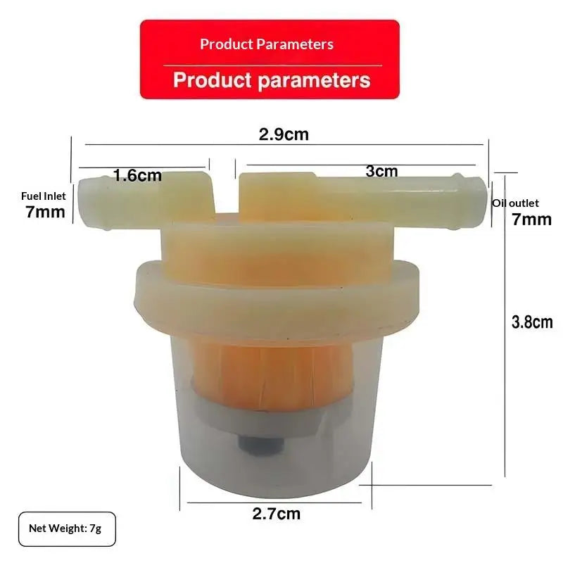 High-Quality Motorcycle Engine Universal Fuel Filters for Cars and ATVs - Includes Magnet