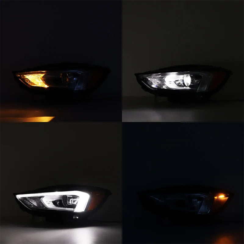 Car Accessories For Ford Edge US Version 2019 2020 2021 2022 2023 Front Headlight Signal Lamp Driving Light Headlight Assembly
