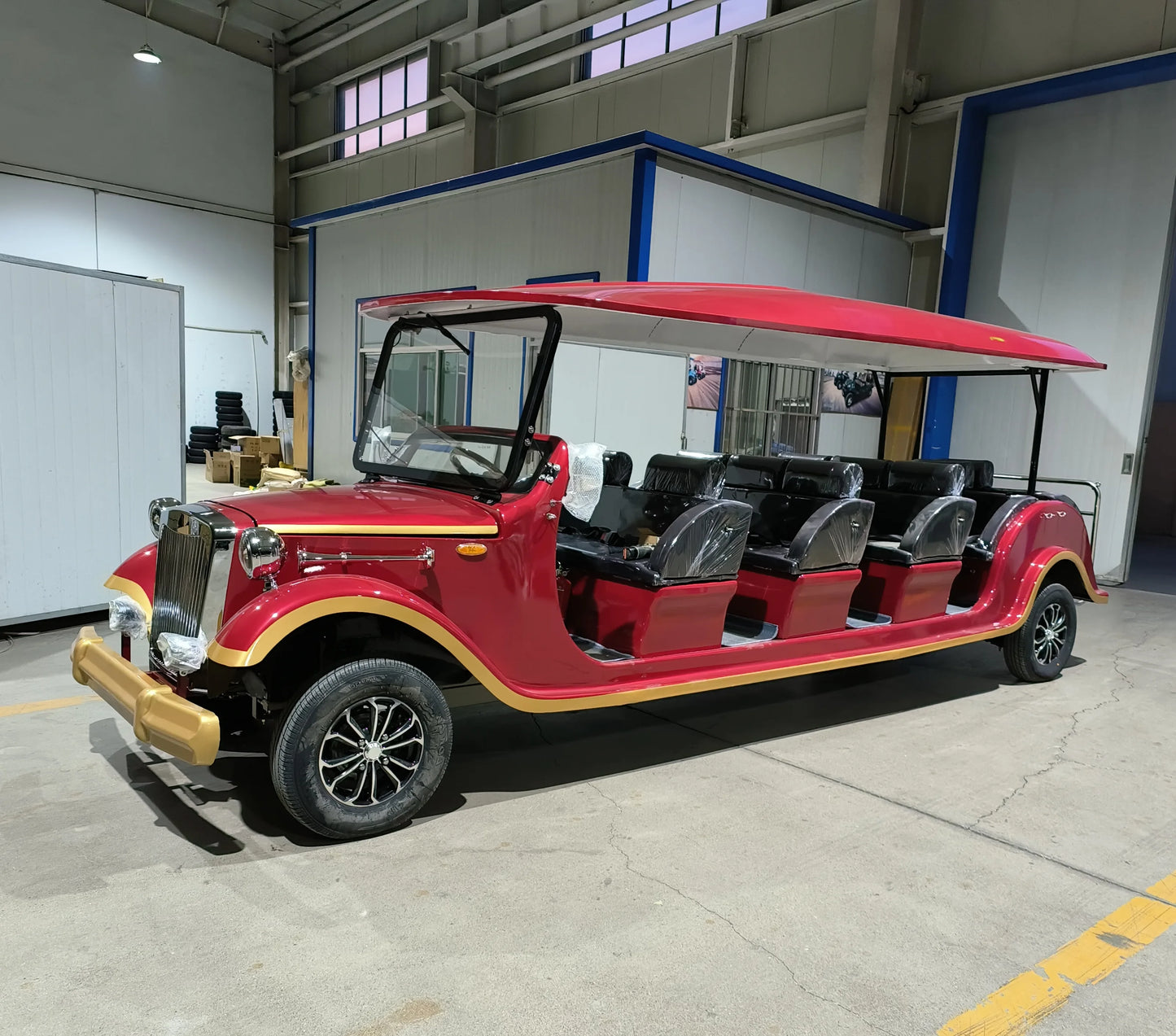New hot selling new energy electric classic car, electric retro vintage car scenic spot garden sightseeing car ATV for reception