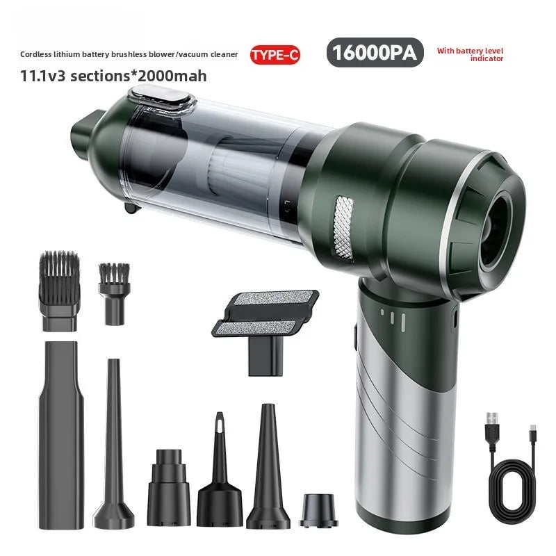 New Car Portable Vacuum Cleaner Household Charging Handheld Brushless Small Dust Blower Large Suction Dust Blower