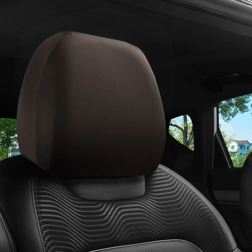 Car Seat Headrest Cover Cloth For Car Truck SUV Anti-Dirty Elastic Protective Cover Auto Universal Car Accessories 26x24cm