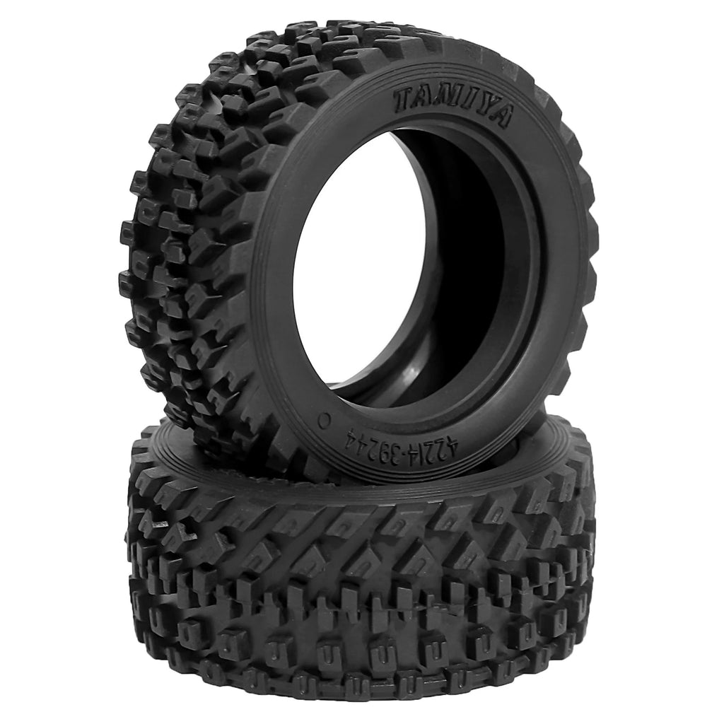 2pcs 60mm Rubber Tire Wheel Tyre 51427 For RC Car TAMIAY M03 M04 M05 MB01 MF01 XM01 SW01 T301