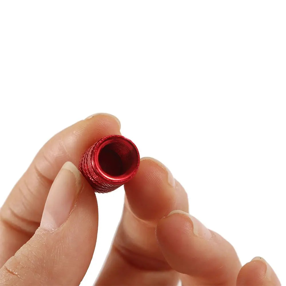 4pcs Aluminium Alloy Truck Bike Accessories Tube Bicycle Valve Caps Tyre Air Caps Valve Cover Car Wheel Tire Valves