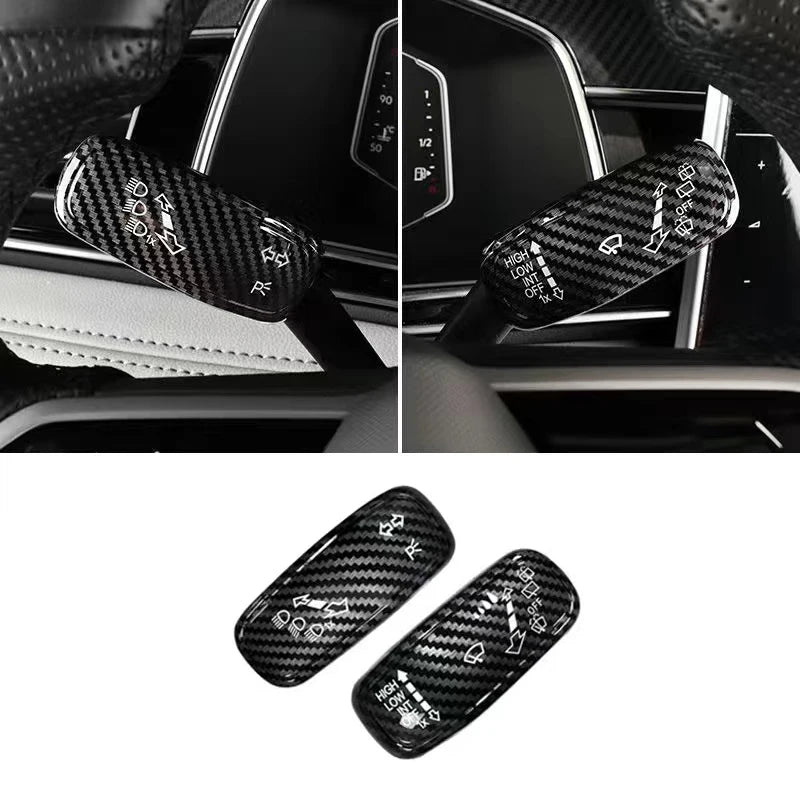 Para VW Golf 7 7.5 MK7 Golf 8 MK8 Tiguan L Accesorios Interior Volante Interruptor de faros Cubierta de control Embellecedor del interruptor del limpiaparabrisas