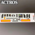 RC Truck Interior Stickers Center Console General for 1/14 Tamiya SCANIA 770S R620 VOLVO BENZ Arocs MAN TGX Car Accessories