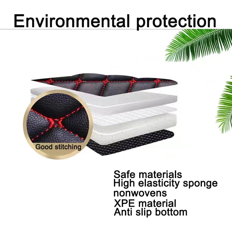 Car floor mats for Ford Mustang 2011 2012 2013 2014 Custom auto foot Pads automobile carpet cover