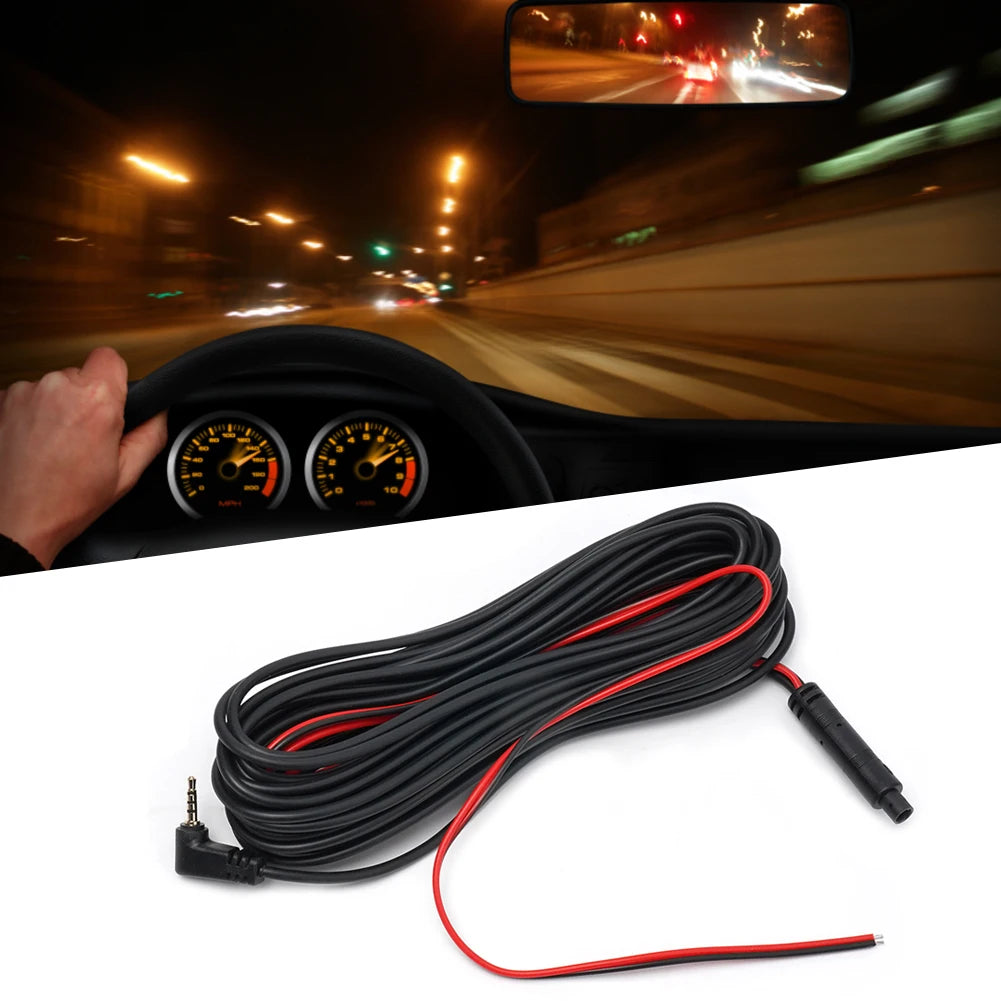 Car Dash Cam Extension Cable DC 12V 4 Pin 10m Extension Cable Car Camera Rear View Camera AV Cable