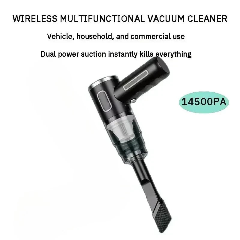 Wireless Car Vacuum Cleaner - 9000Pa Strong Suction Portable Mini Dust Blower for Car Home Cleaning