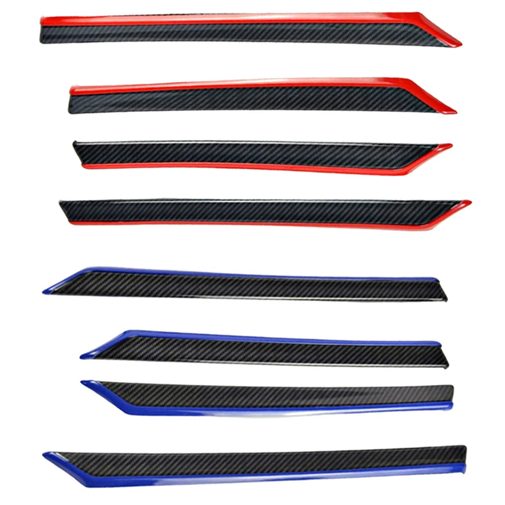 8pcs Car Interior Door Cover Trims decorative accessories For Honda 10th Generation Civic 4-Door 2016 2017 2018 2019 2020