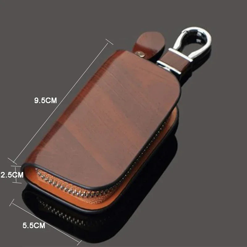 Stylish Car Key Bag Organizer with Skoda Logo - Suitable for Skoda Kodiak, Octavia, Rapid, Kodiaq Kamiq Yeti A7 Tour RS and More