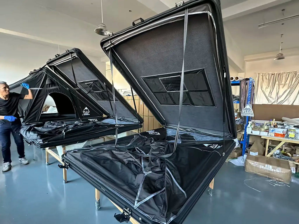 4x4 Camping Car Truck Accessories Hardshell Rooftop Tent Aluminum Ladder