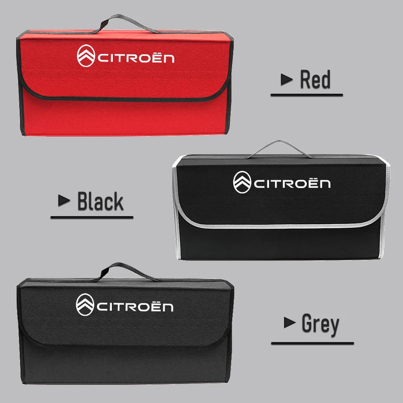Citroen Car Trunk Organizer Box Large Capacity Folding Storage Bag For Citroen C4 C3 C2 C1 C6 2CV VTS DS4 DS5 RD3 Cross Berlingo