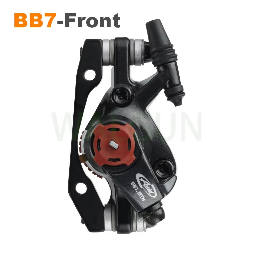Kits de frenos MTB Disco de aceite Freno de disco hidráulico Pinzas de tracción de línea Pinza de freno delantera y trasera Bb5 Bb7 Sin frenos de rotor