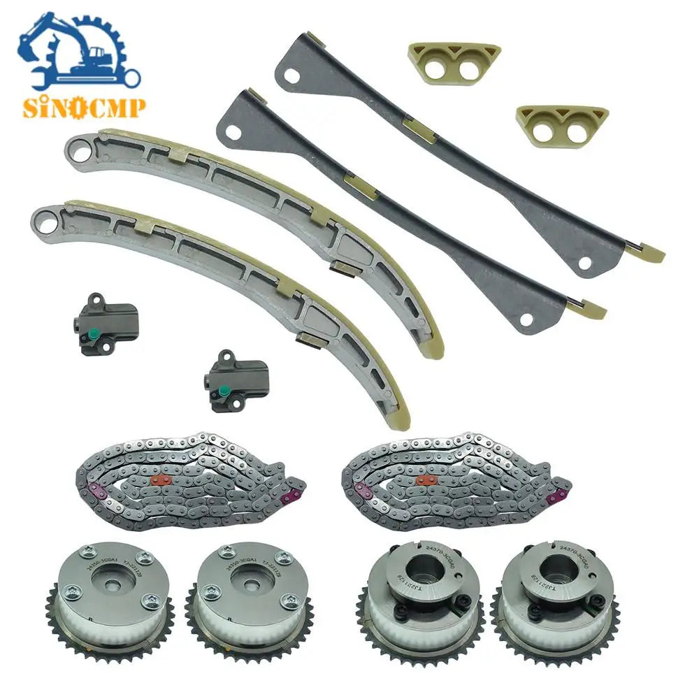Timing Chain Kit VVT Gear 24350-3CGA1 24410-3CGA3 For 2015 to 2021 Sedona 3.3L Car Engine Timing Chain Kit Replacement Part