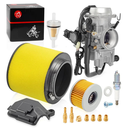 Carburetor & Air Filter For Honda Foreman Rubicon 500 TRX500FA TRX500FGA TRX500FPA 2001-2012