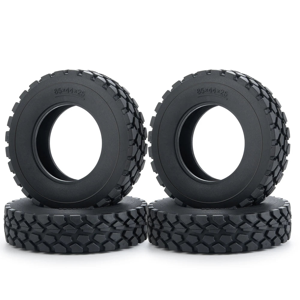 1:14 Tamiya Rubber Tyre Wheel Tires 22/25mm for 1/14 RC Rock Crawler Tamiya Trailer Tractor Truck RC Car Wheels Parts